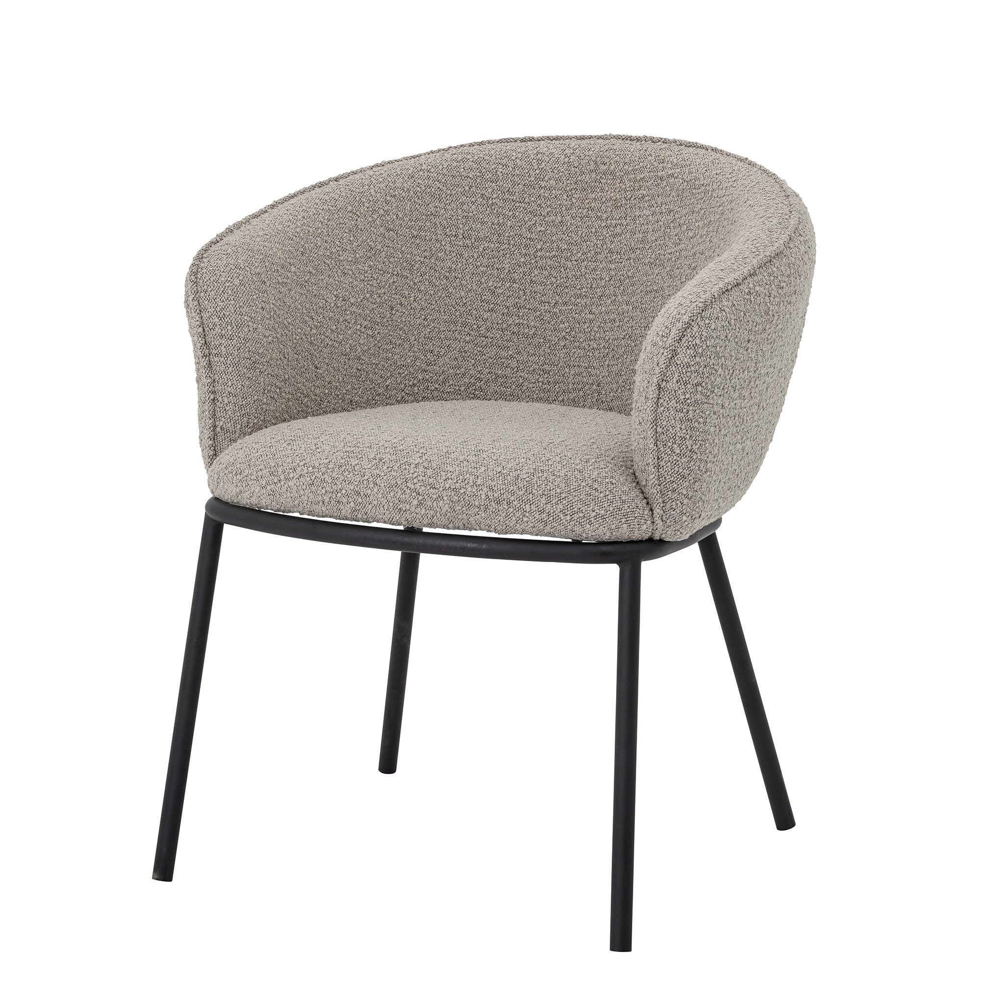 Cortone Dining Chair, Grey, Polyester - Image 2