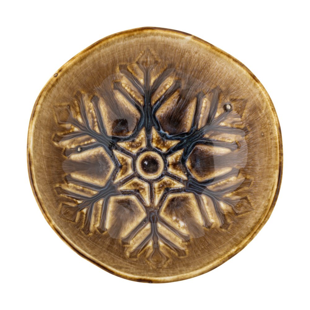 Acco Bowl, Brown, Stoneware - Image 3