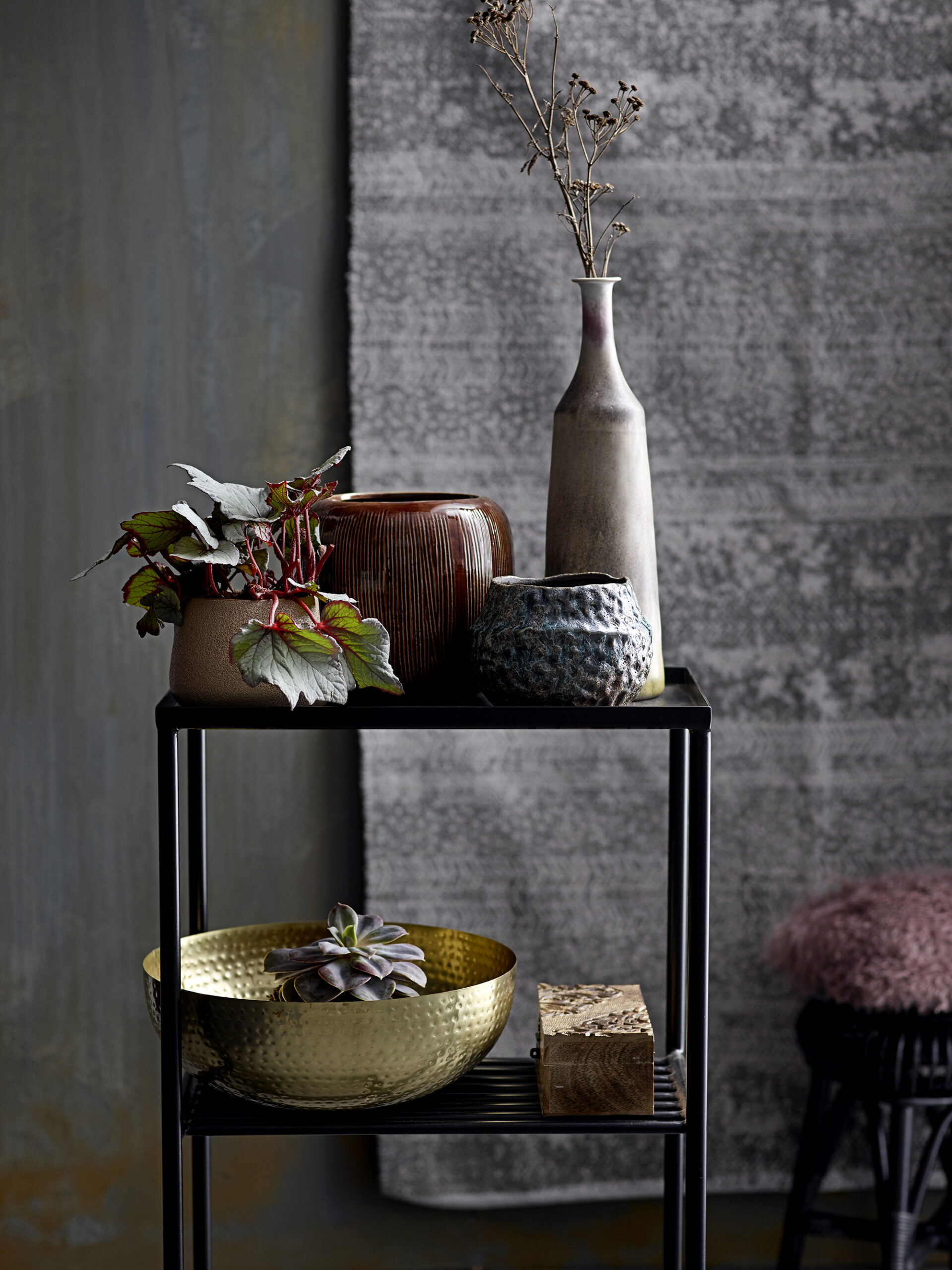 Mettemarie Bowl, Gold, Metal - Image 2
