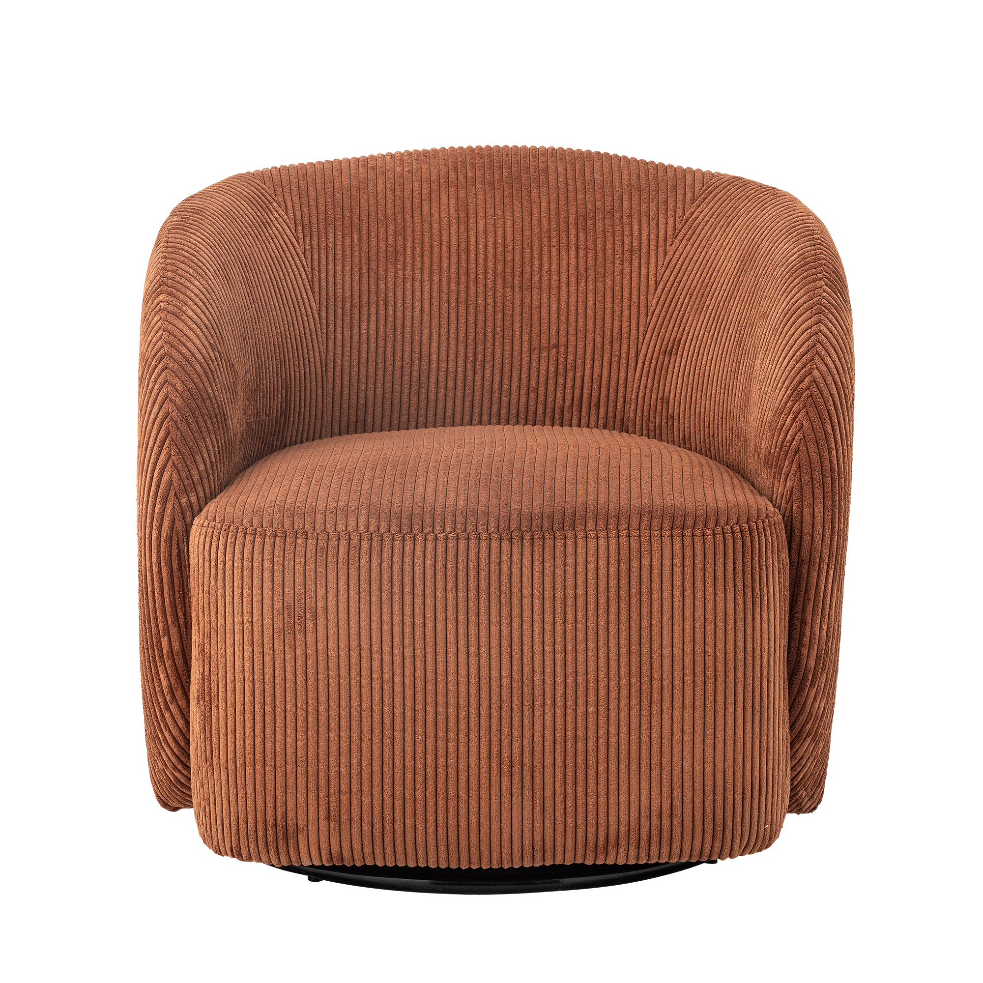 Pradi Lounge Chair, Orange, Polyester