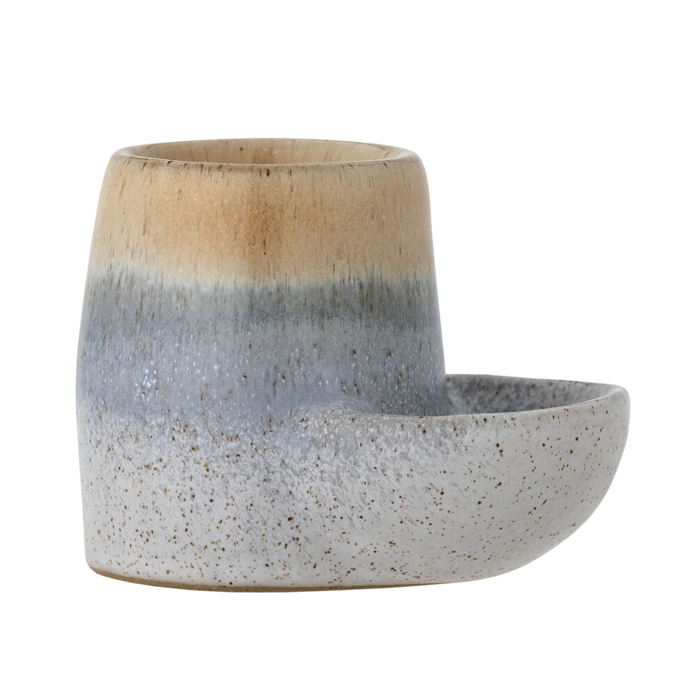 Piril Egg Cup, Brown, Stoneware