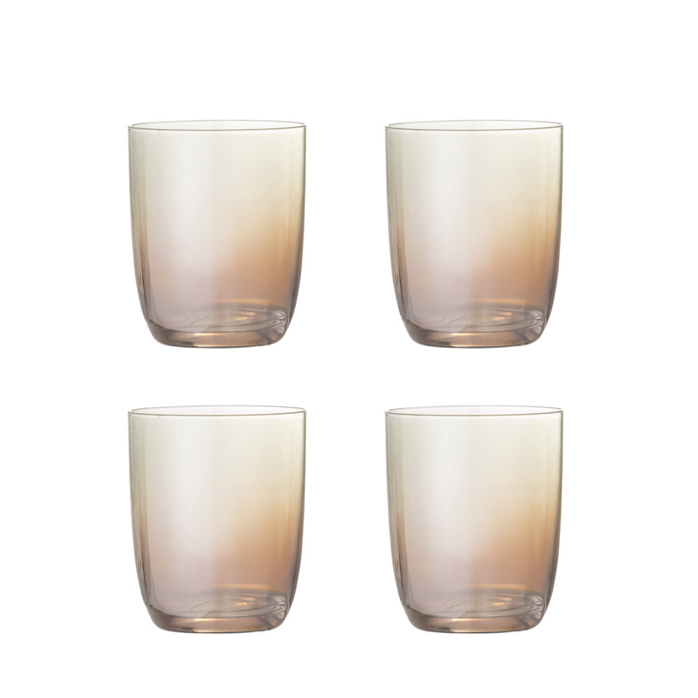 Aston Drinking Glass, Bronze, Glass