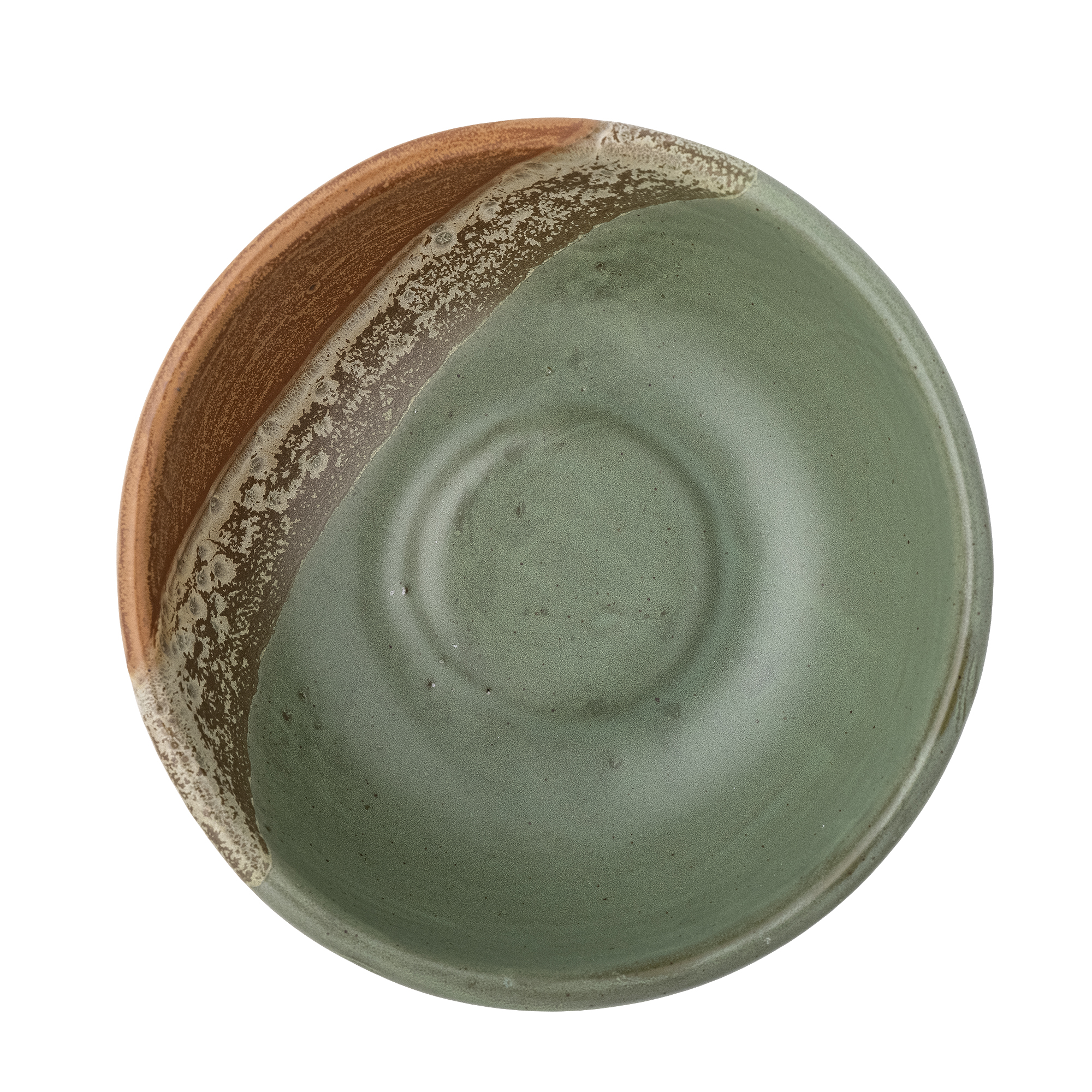 Paula Bowl, Green, Stoneware - Image 2