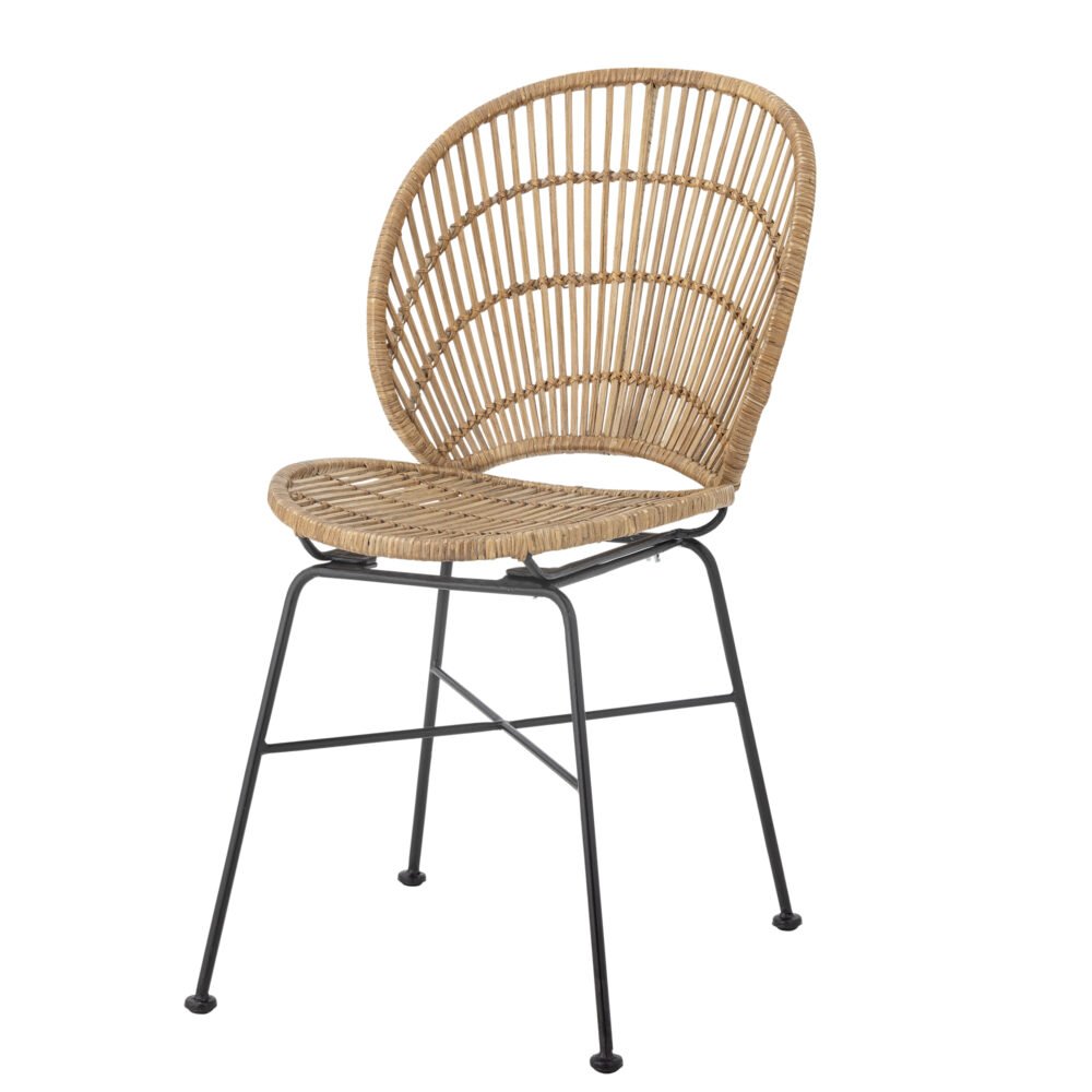 Fiore Dining Chair, Nature, Rattan - Image 3