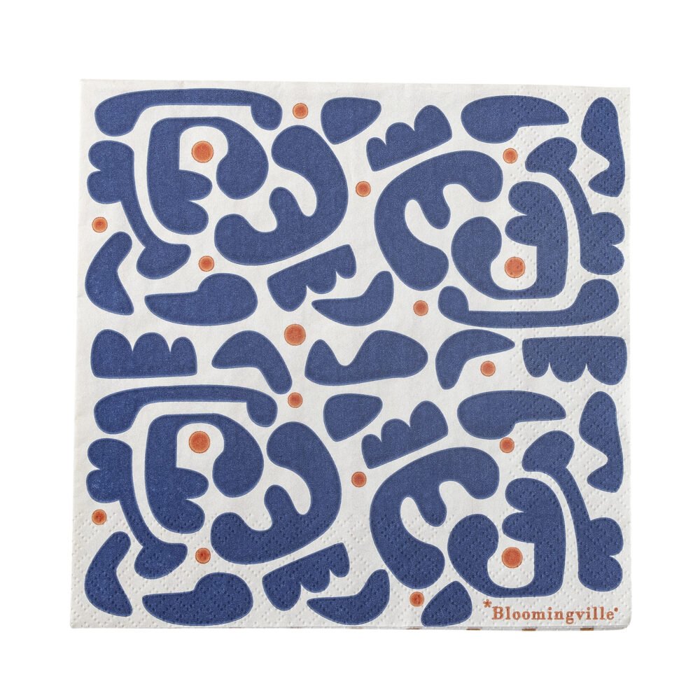 Eviaya Napkin, Blue, FSC® Mix, Paper