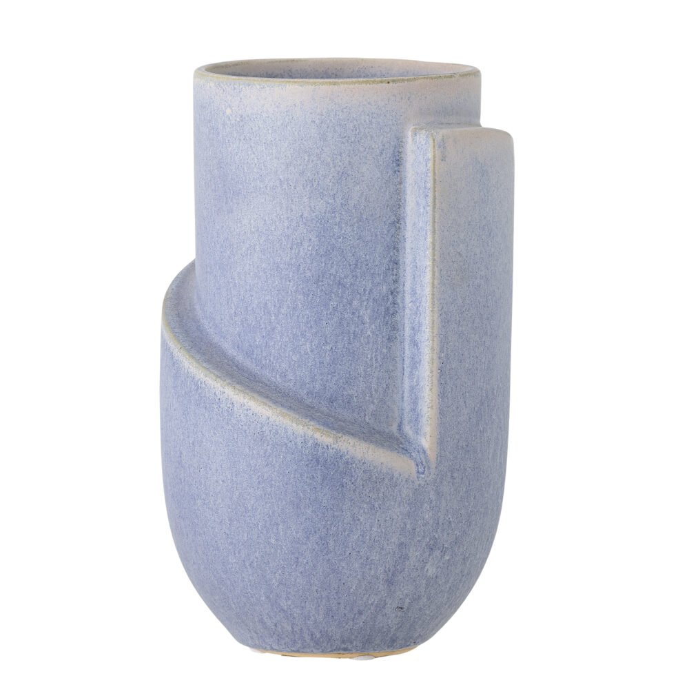 Norbert Vase, Blue, Stoneware