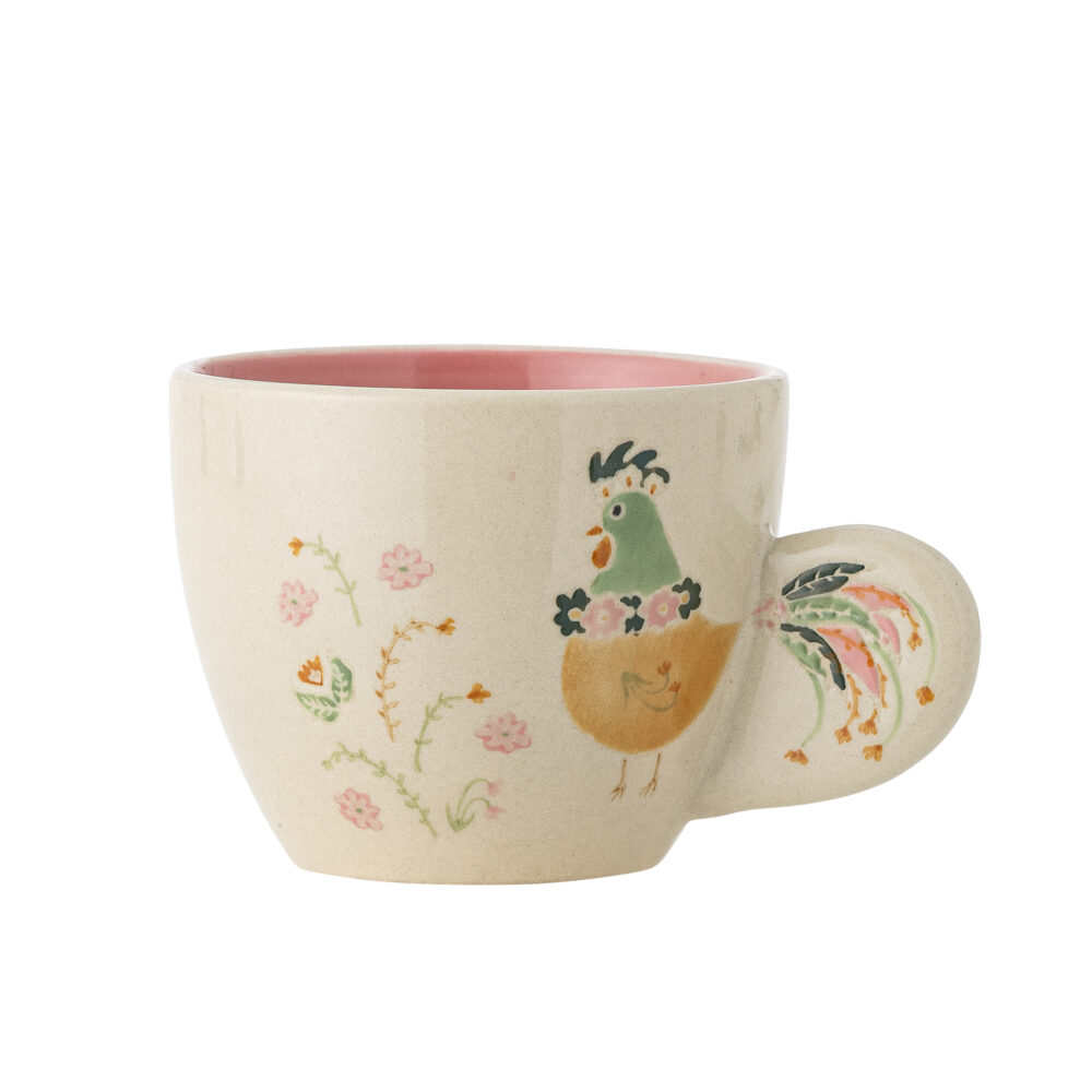 Joshua Cup, Rose, Stoneware