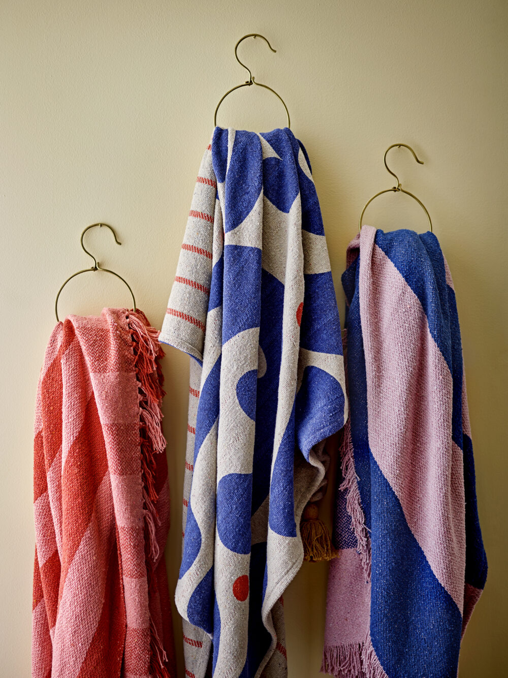 Cadeo Throw, Blue, Recycled Cotton - Image 5