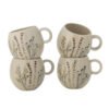 Bea Mug. Multipack, Nature, Stoneware