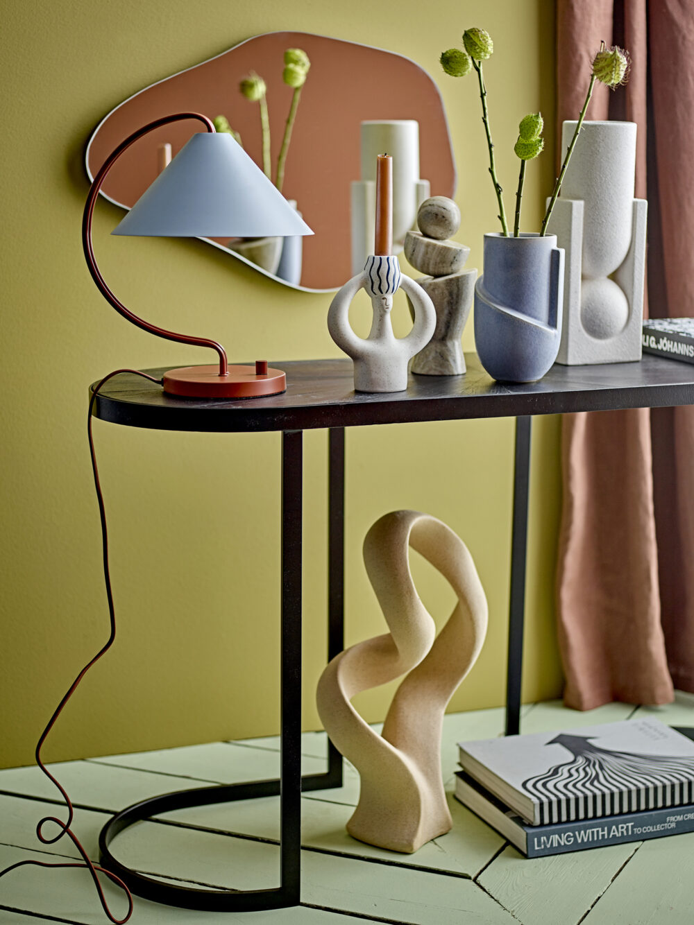 Carter Console Table, Black, Firwood - Image 5