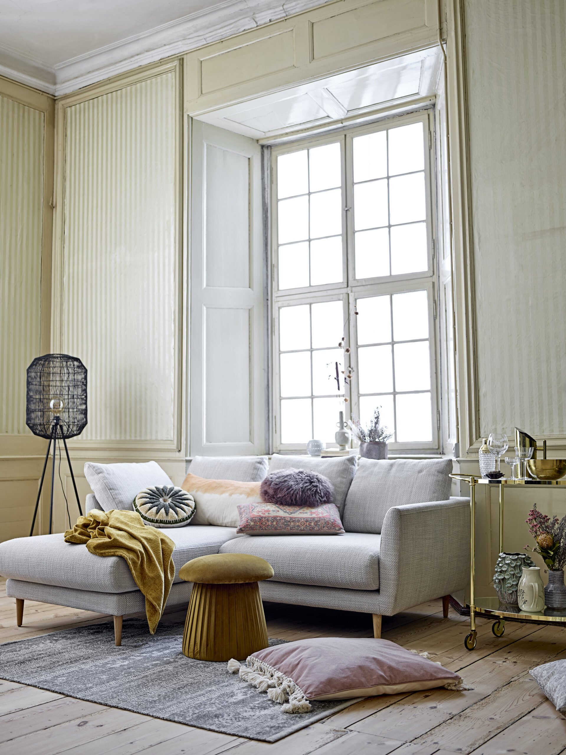 Roberta Pouf, Brown, Polyester - Image 3