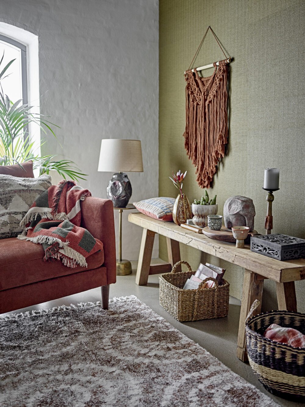 York Throw, Brown, Recycled Cotton - Image 4