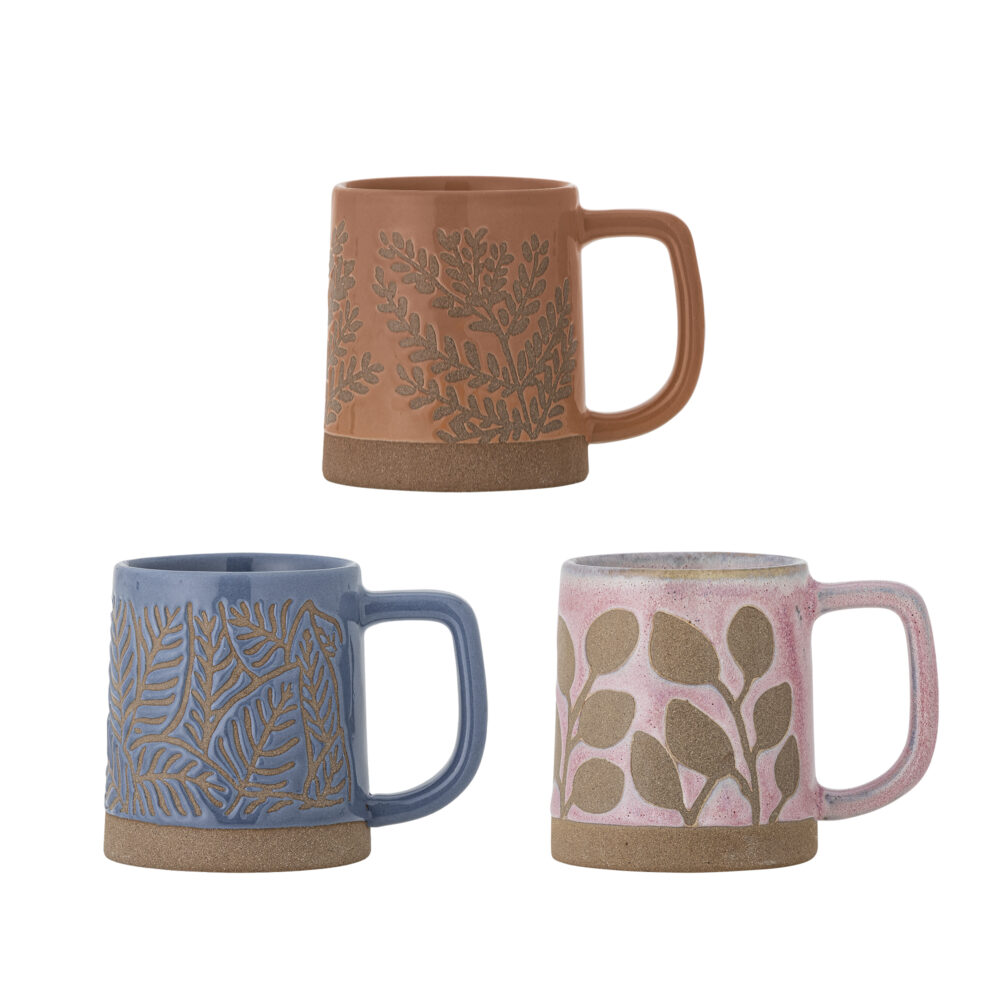 Kayce Mug, Blue, Stoneware
