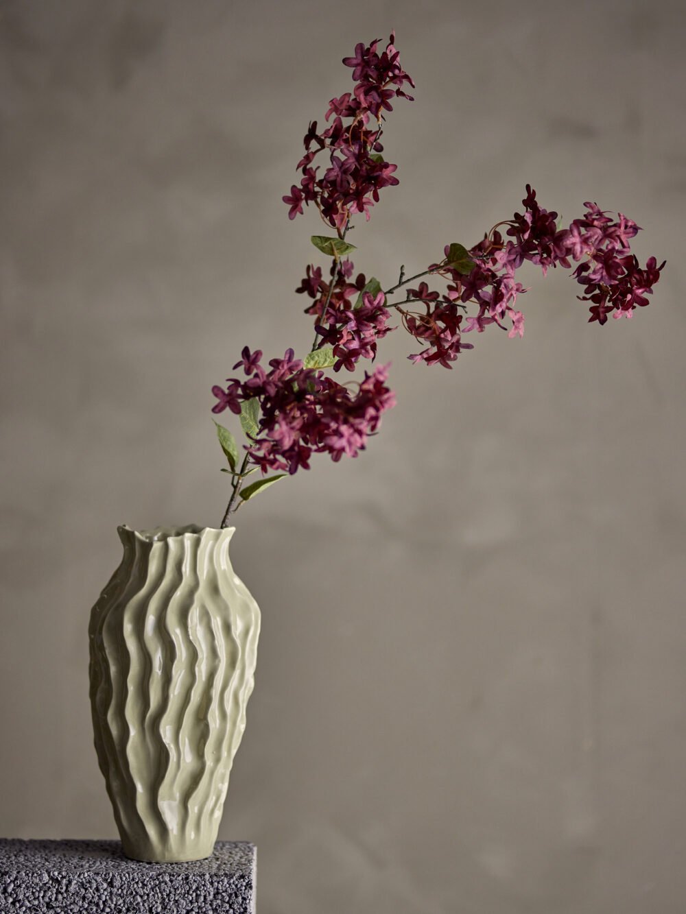 Myrtle Branch, Purple, Artificial Flowers - Image 3