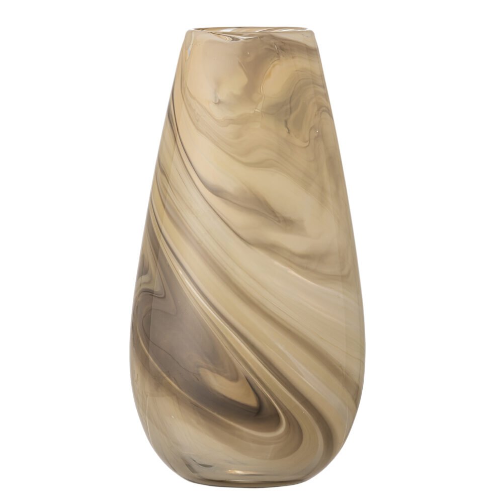 Algar Vase, Brown, Glass