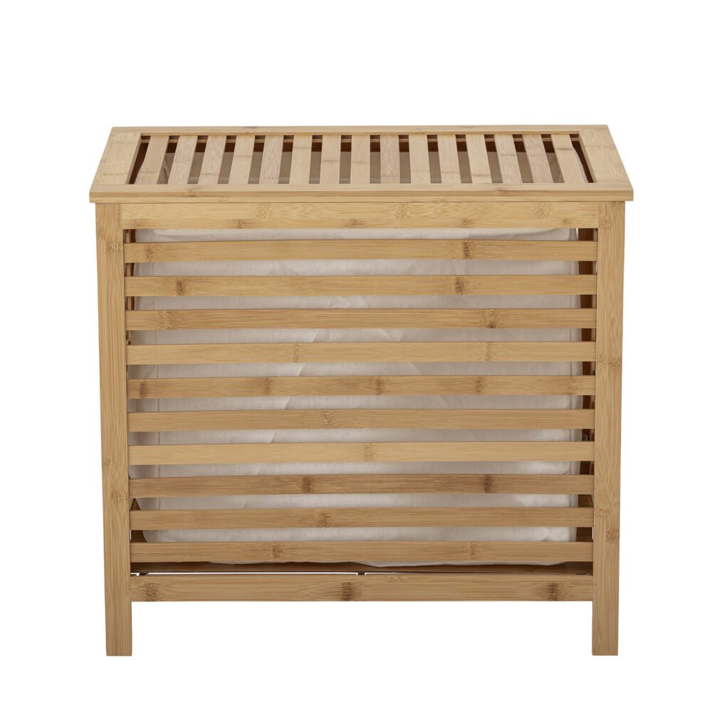 Aden Laundry Basket, Nature, Bamboo