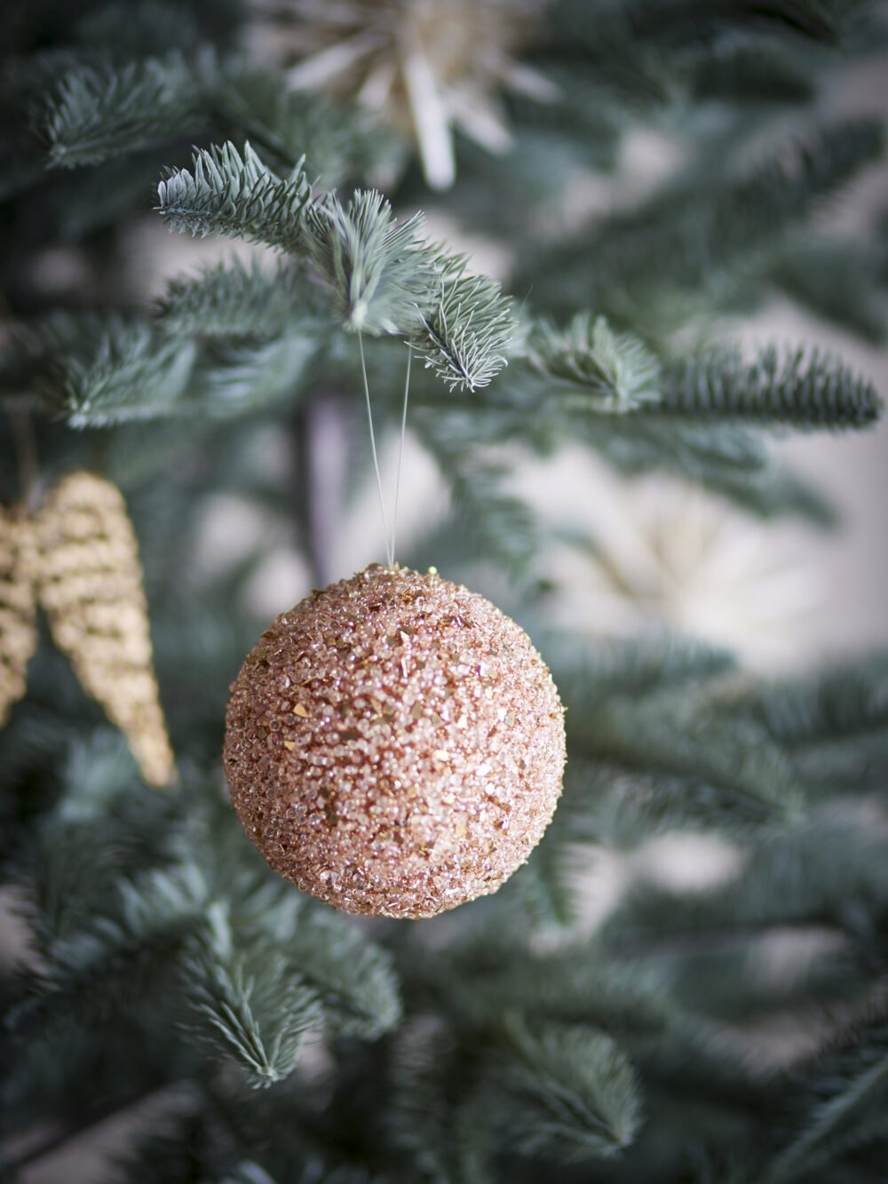 Nicolet Ornament, Gold, Plastic - Image 2