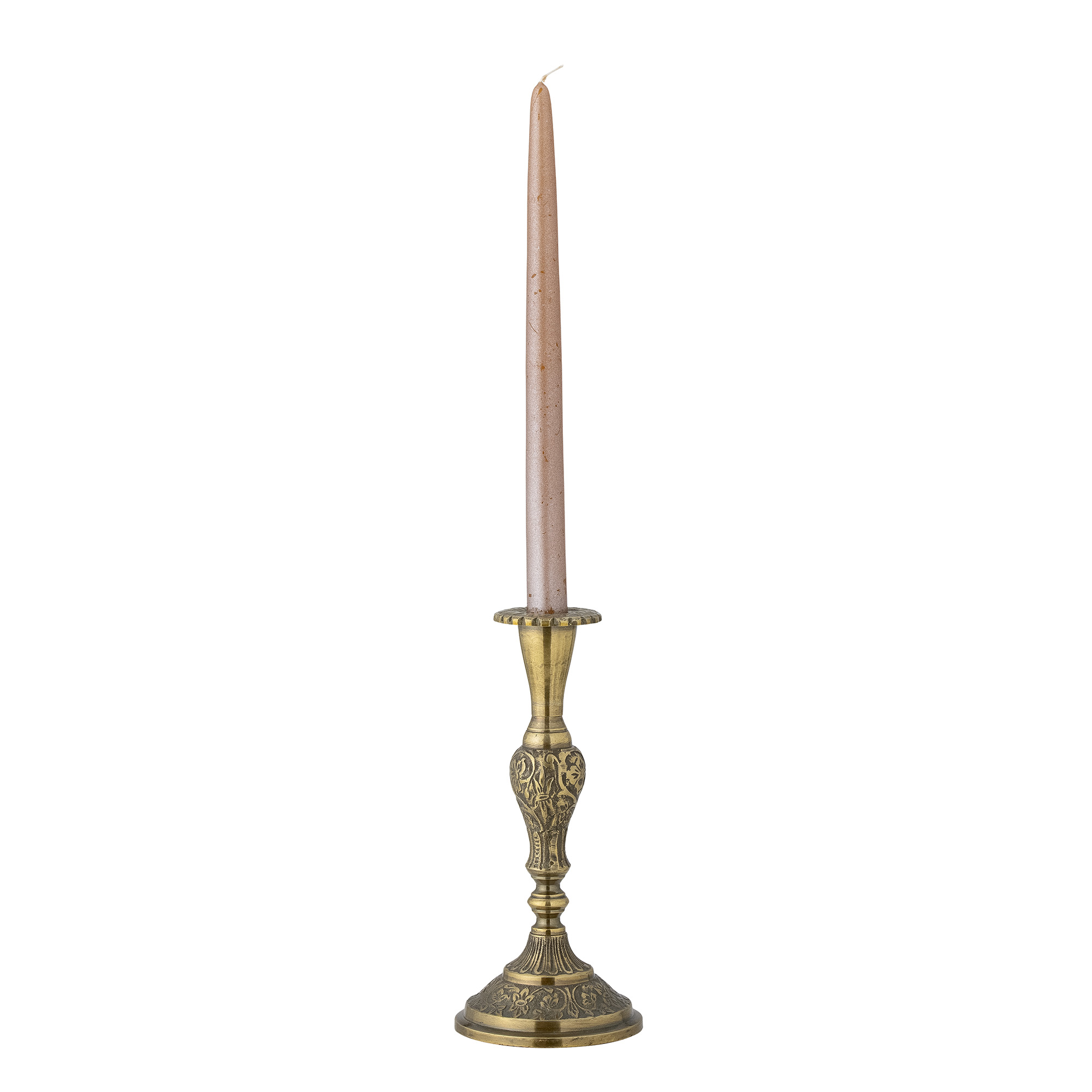 Lenette Candle Holder, Brass, Aluminum - Image 2