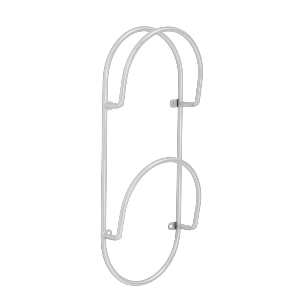 Carlton Magazine Holder, Silver, Metal