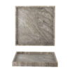 Majsa Tray, Brown, Marble