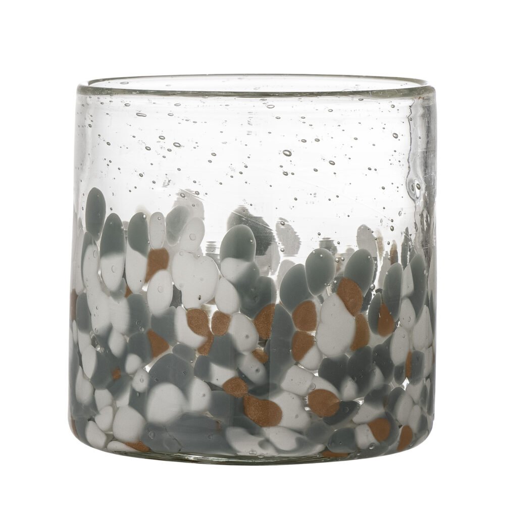 Lindie Votive, White, Glass