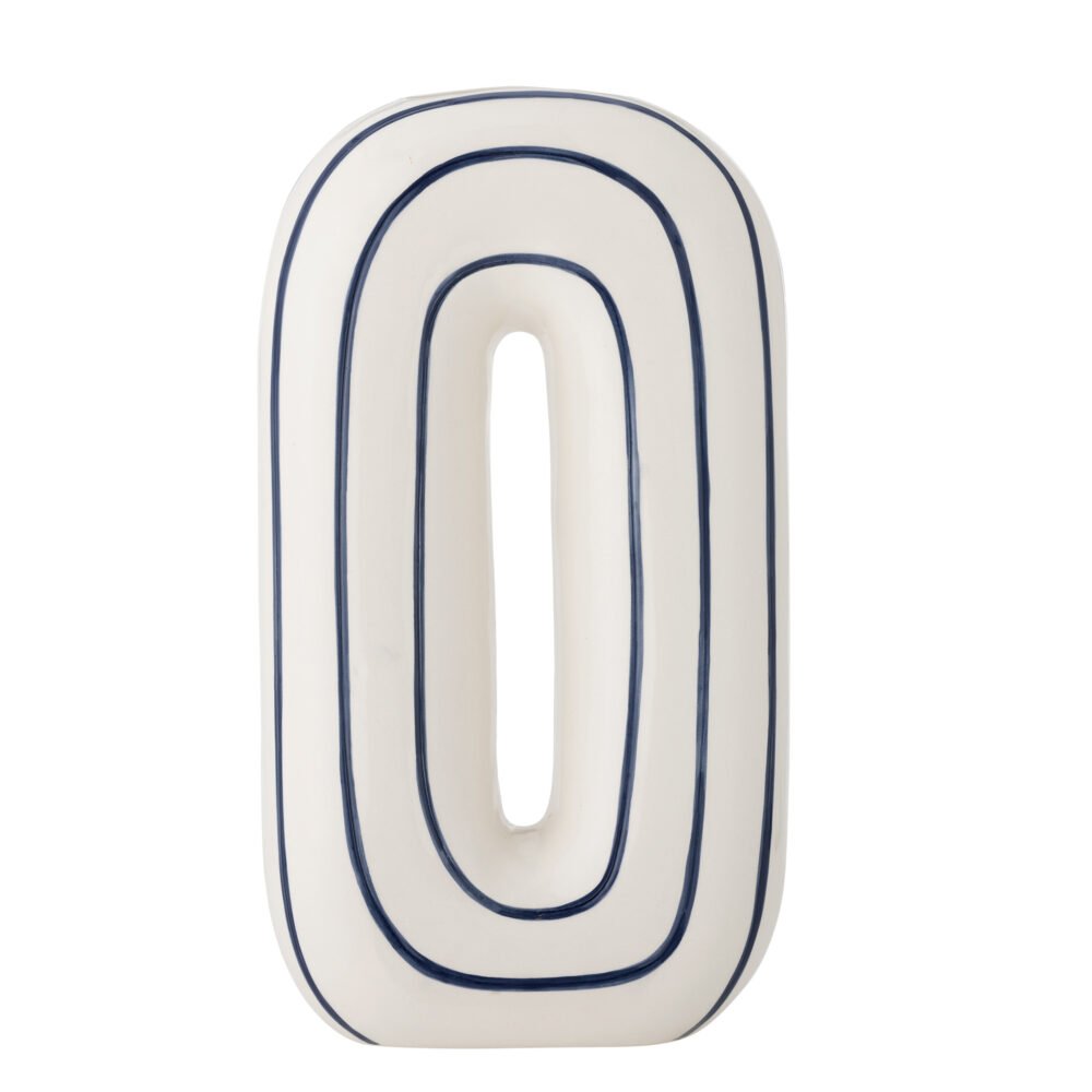 Mae Vase, Blue, Ceramic