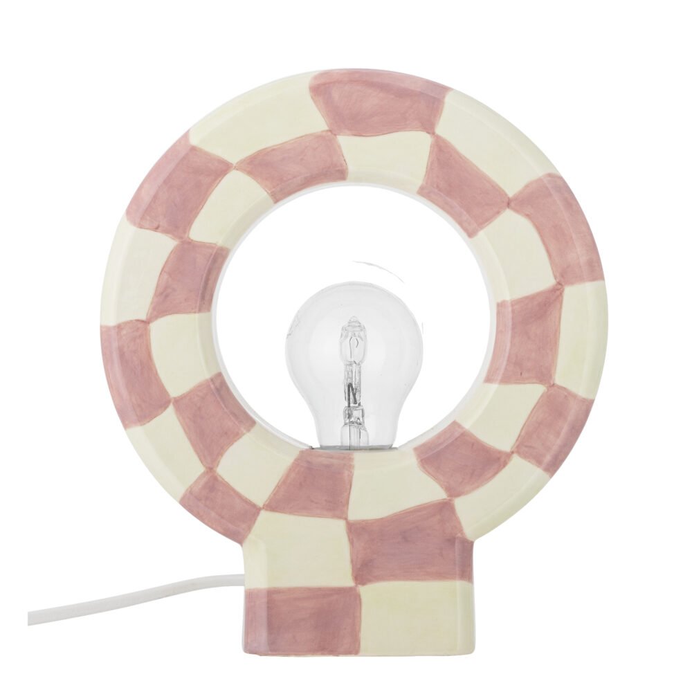 Vialini Table lamp, Rose, Stoneware