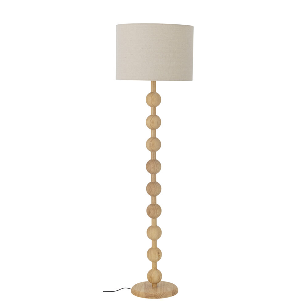 Giacoma Floor Lamp, Nature, Rubberwood