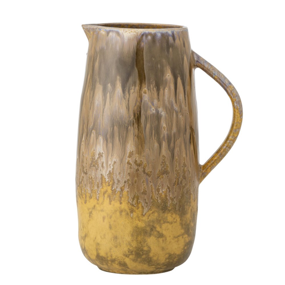 Lacey Jug, Brown, Stoneware