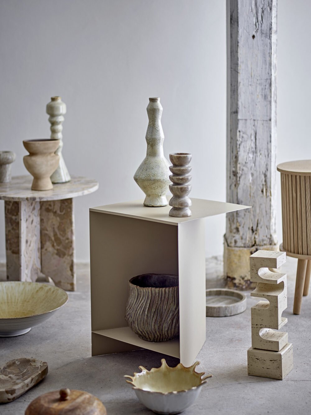 Saskia Bowl, Nature, Stoneware - Image 4