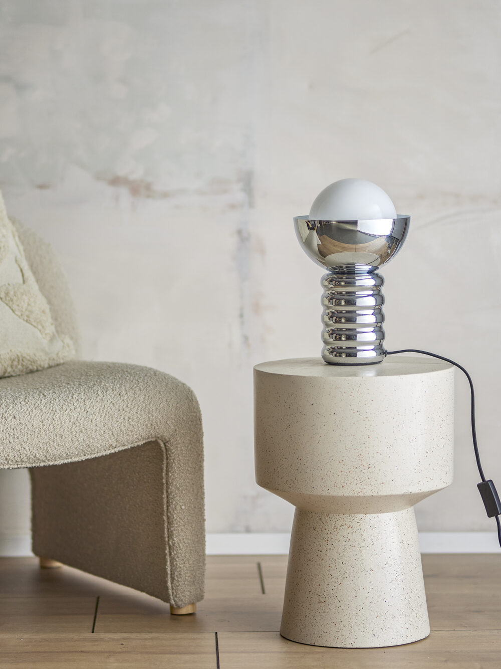 Spike Table lamp, Silver, Metal - Image 3