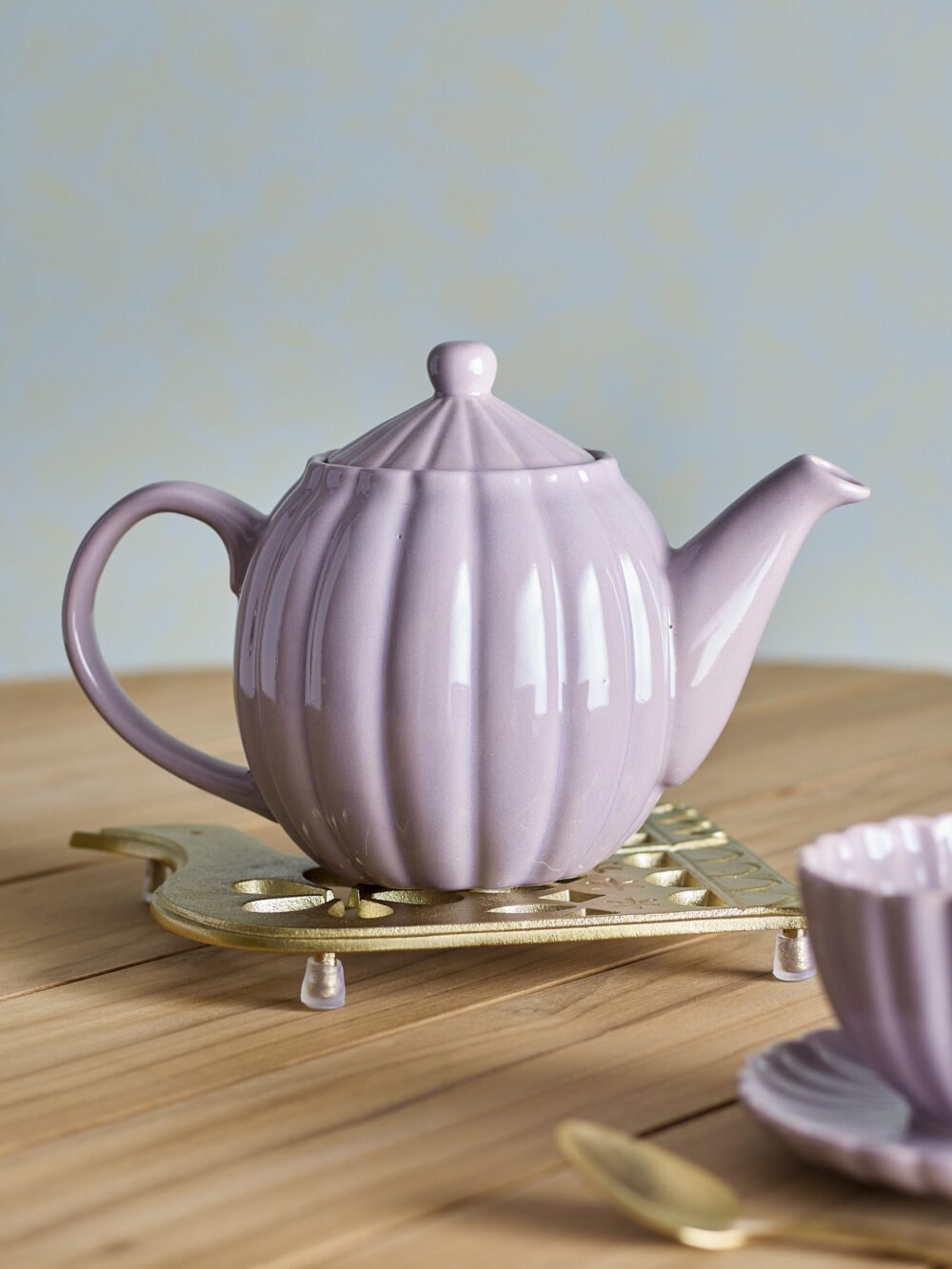 Latina Teapot, Rose, Stoneware - Image 5