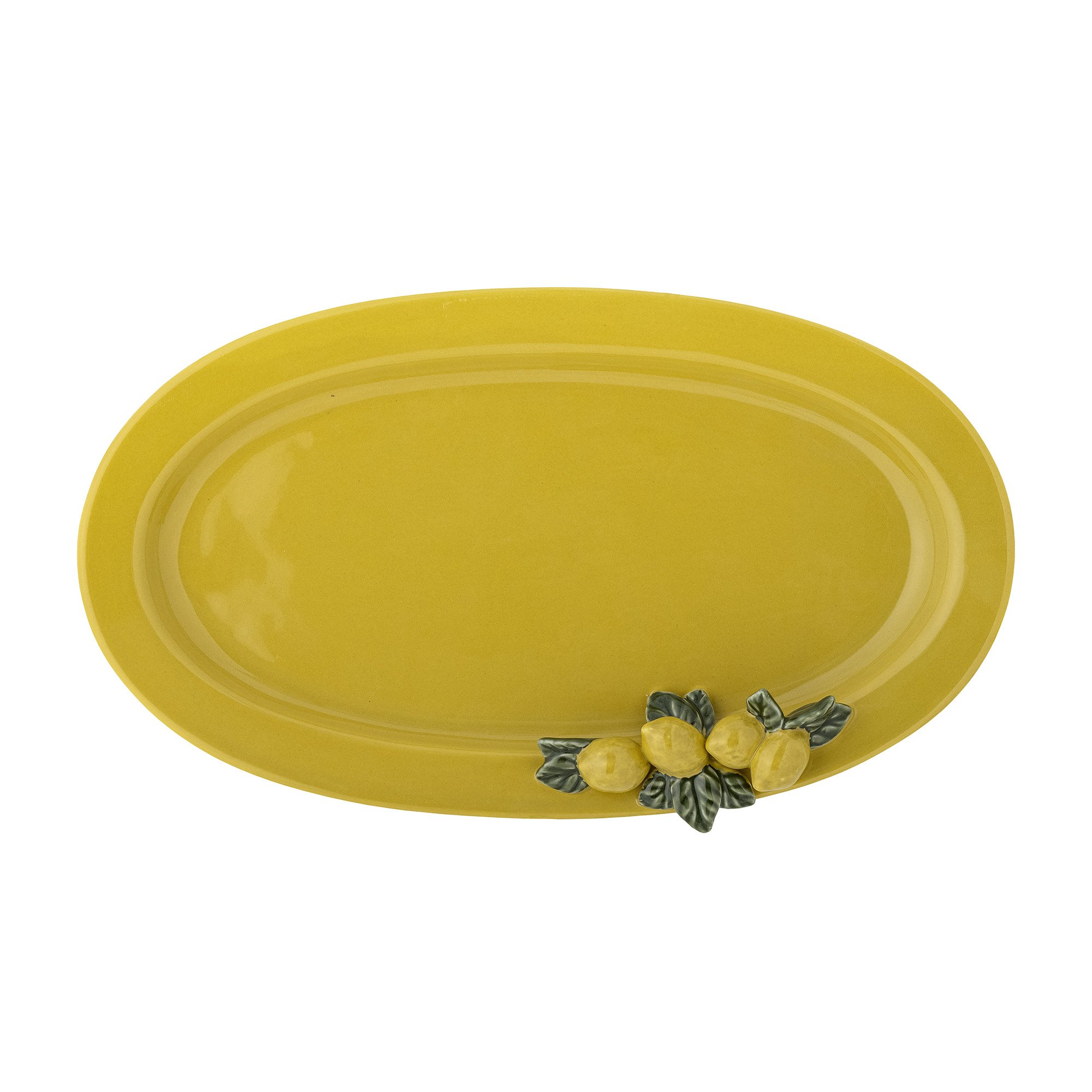 Limone Serving Plate, Yellow, Stoneware - Image 2