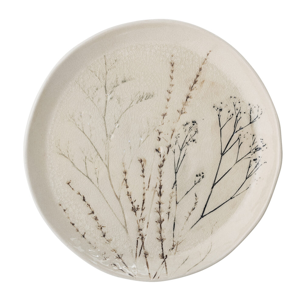 Bea Plate, Nature, Stoneware - Image 3