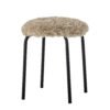 Linard Stool, Brown, Polyester