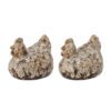 Chicky Salt & Pepper Shaker Set, Brown, Stoneware