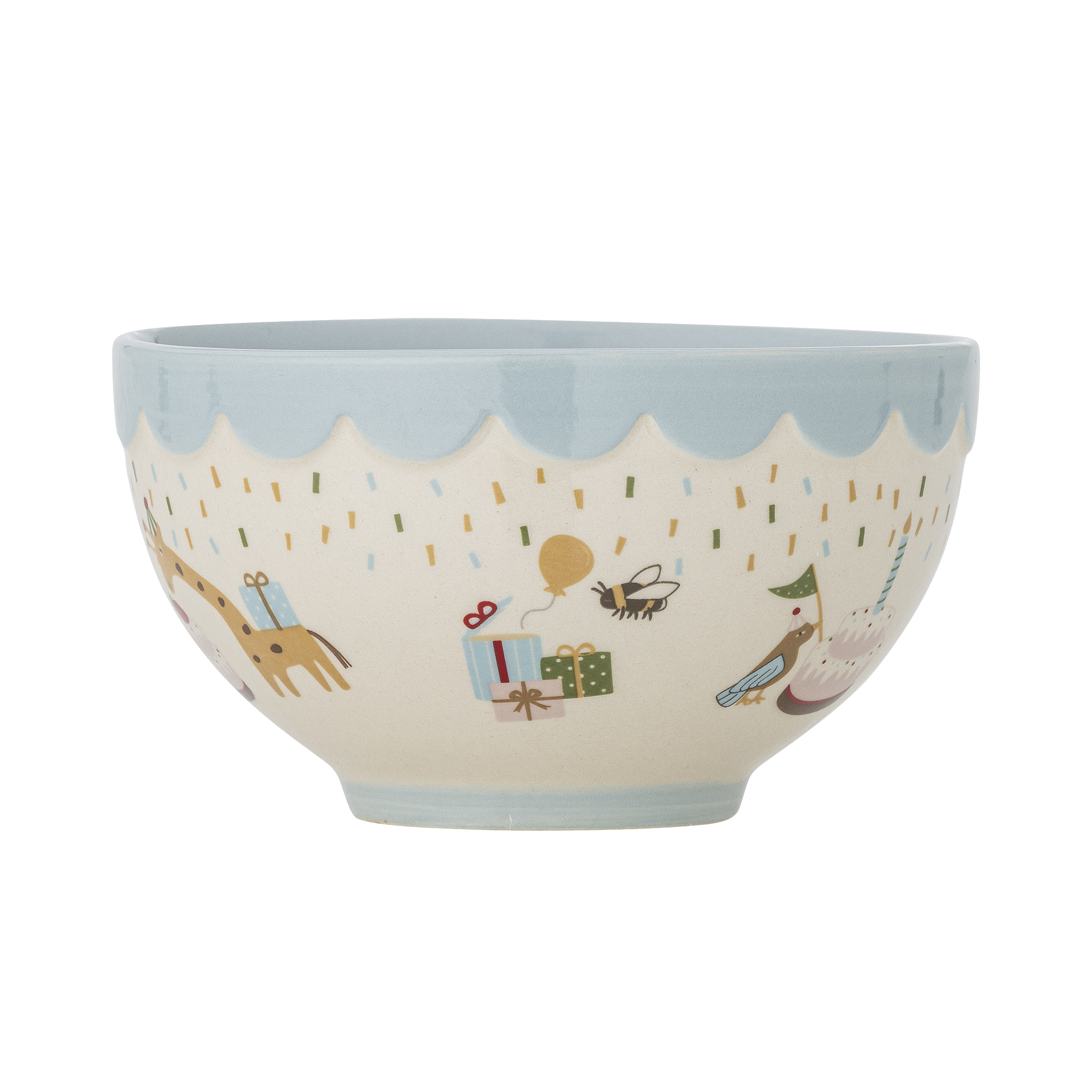 Celebrate Bowl, Blue, Stoneware - Image 3
