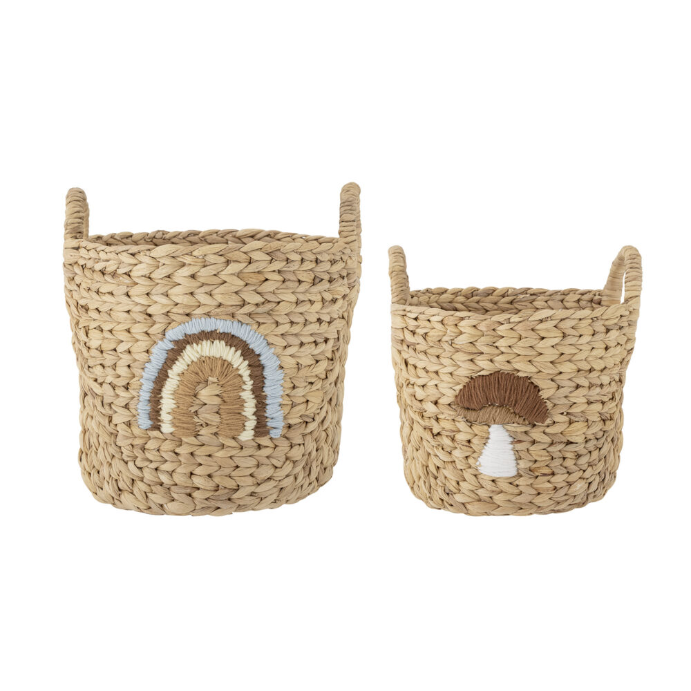 Agnes Basket, Nature, Water Hyacinth