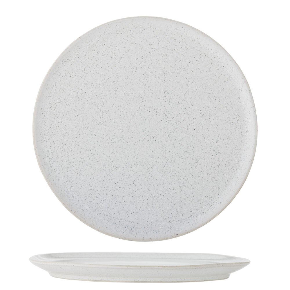 Addison Plate, White, Stoneware