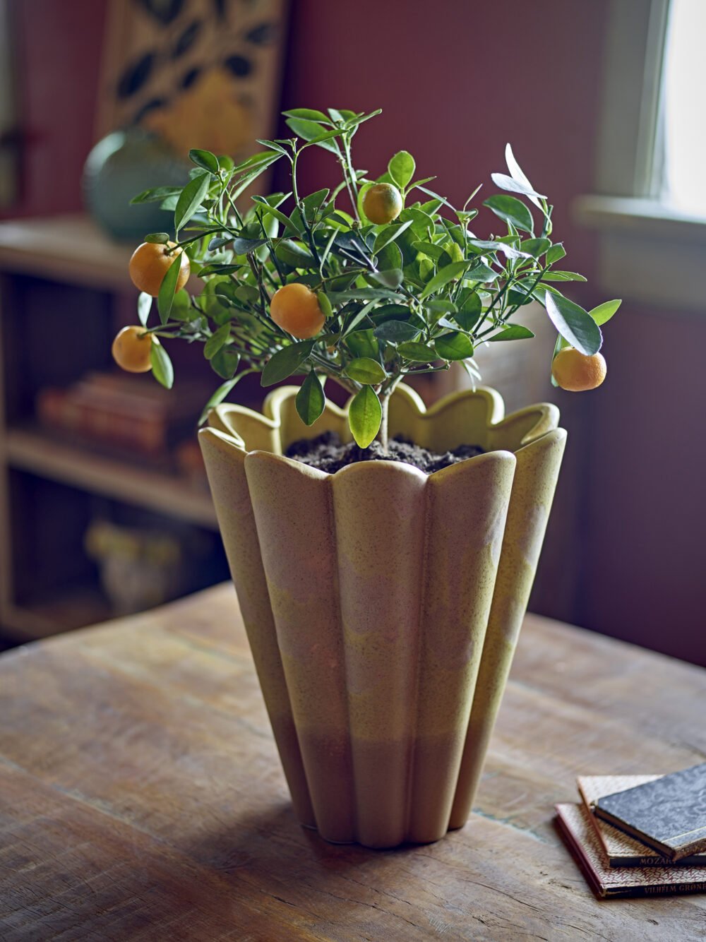 Penn Vase, Yellow, Stoneware - Image 2