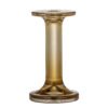 Jamey Candle Holder, Brown, Glass