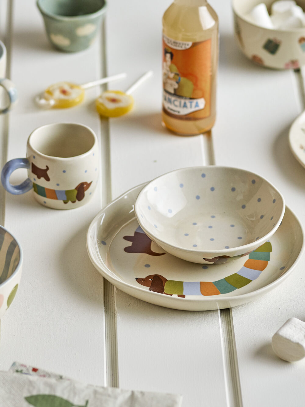 Charlie Tableware Set, Blue, Stoneware - Image 3
