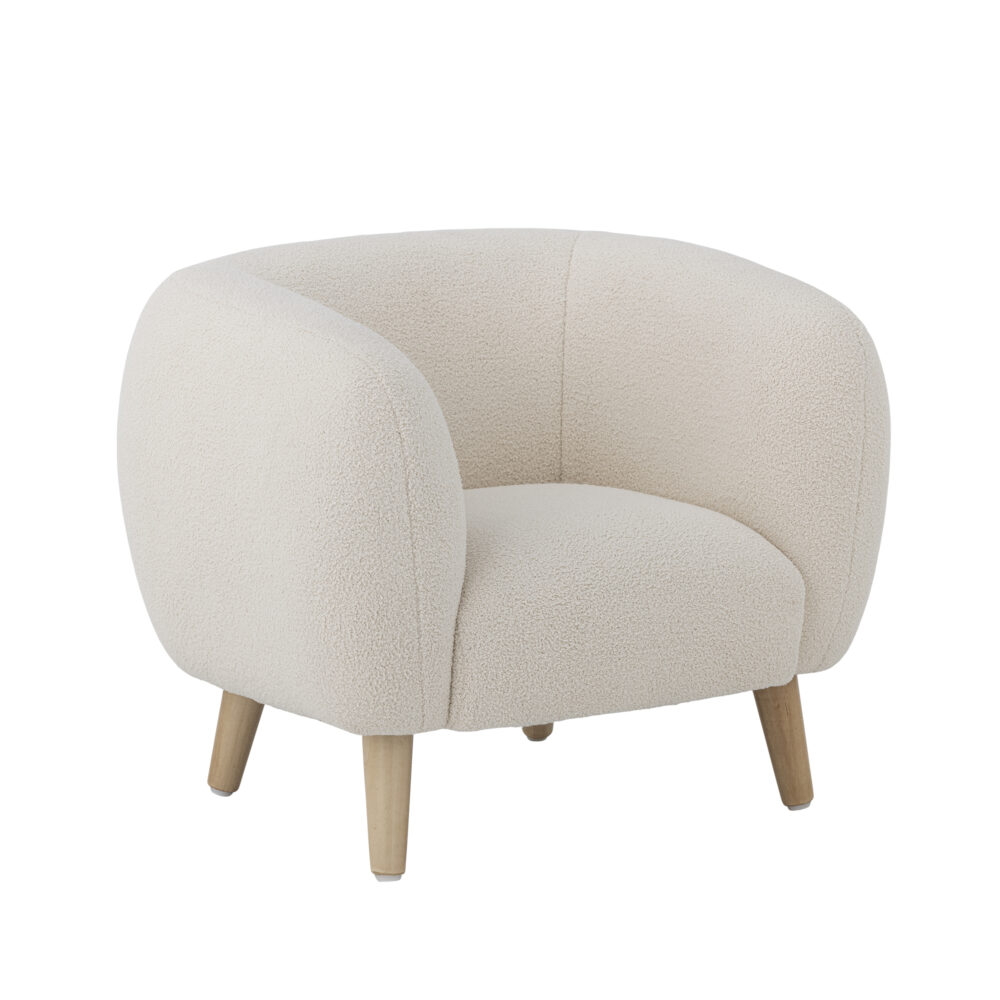 Cade Chair, White, Polyester - Image 4