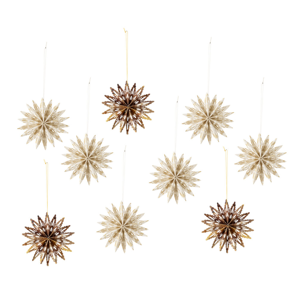 Star Ornament, Nature, FSC® Mix, Paper