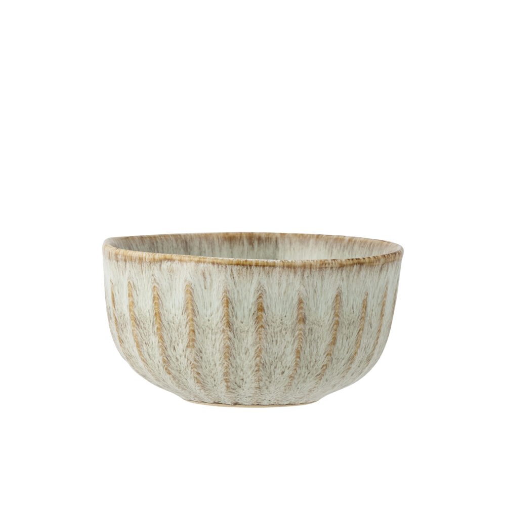 Fleur Bowl, Nature, Stoneware
