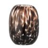 Crister Vase, Brown, Glass