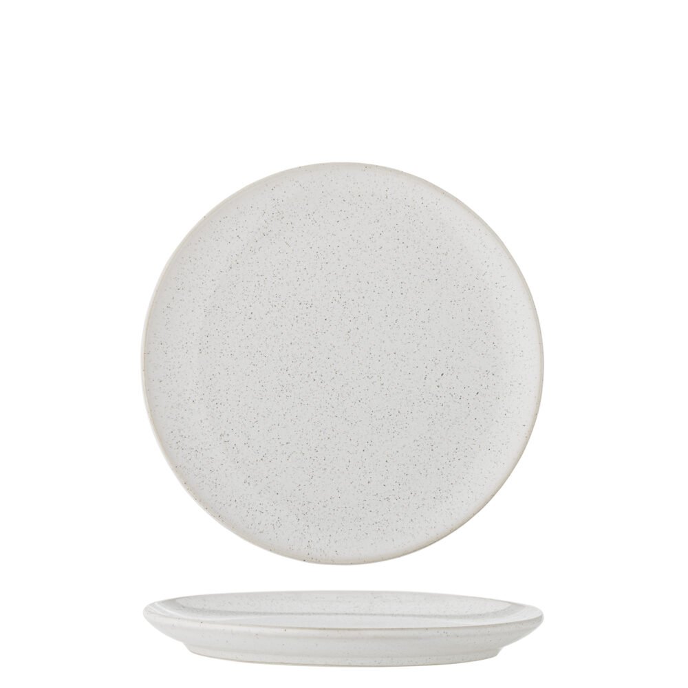 Addison Plate, White, Stoneware