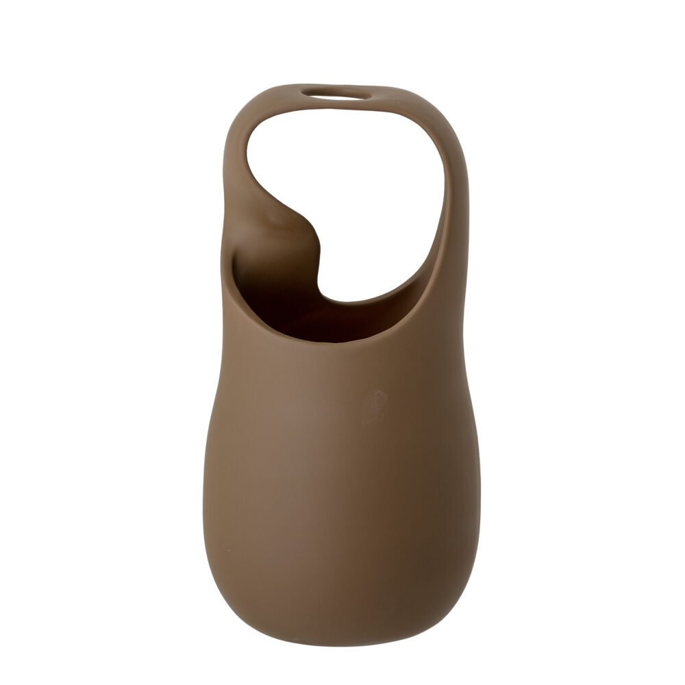 Nicita Vase, Brown, Stoneware