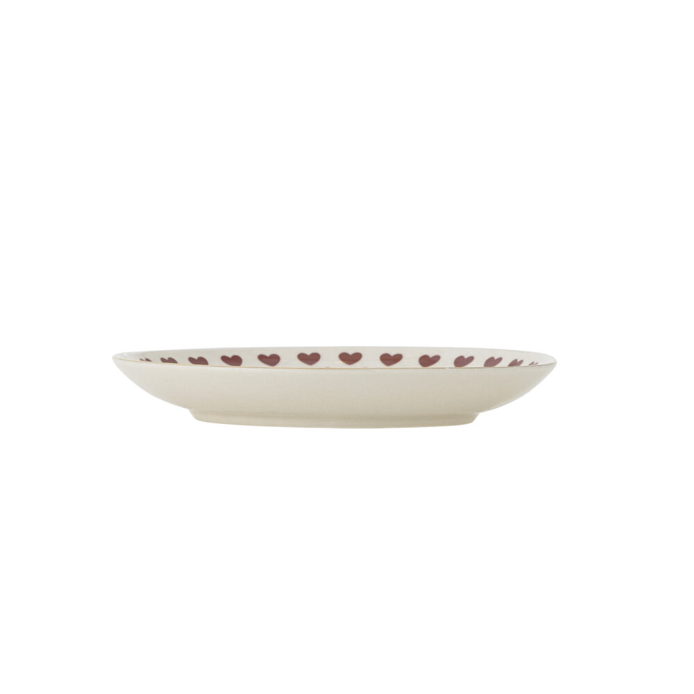 Jolly Plate, Red, Stoneware - Image 3