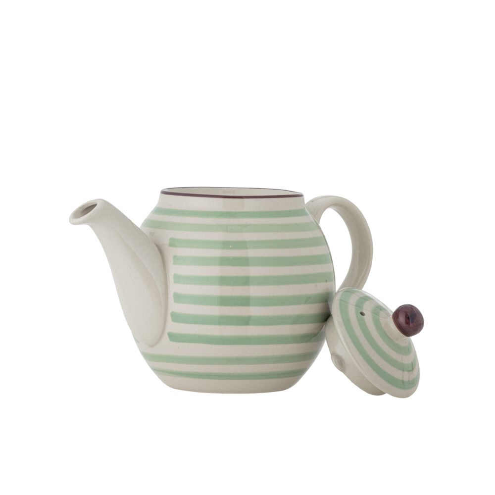 Patrizia Teapot, Green, Stoneware - Image 3